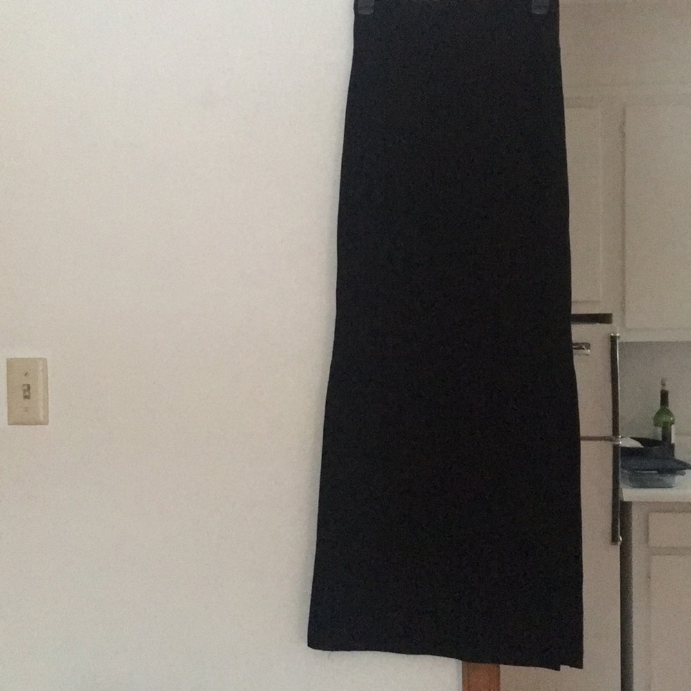 Slit cotton long maxi skirt!